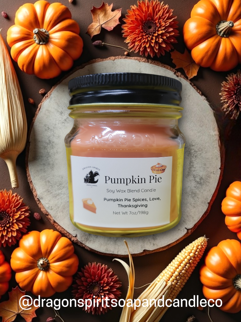 Pumpkin Pie Hand Poured Candle