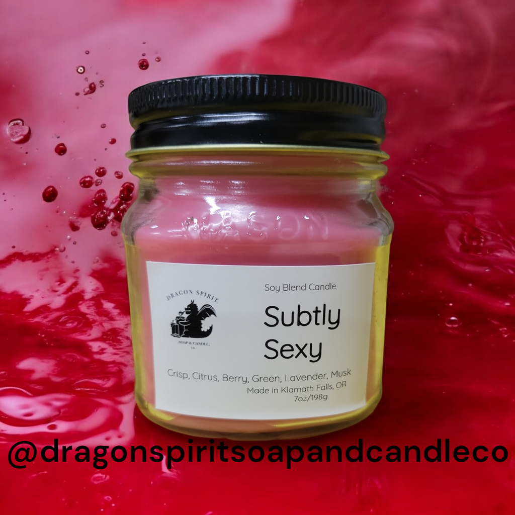 Subtly Sexy Hand Poured Candle